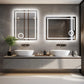 1200x800mm LED Bathroom Mirror Anti-fog Illuminated