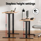 120cm home office desk with adjustable worktop and sturdy legs