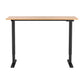 120cm home office desk with tabletop and metal support frame