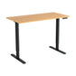 120cm home office desk with workstation surface and side shelves