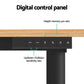 120cm home office desk with desktop shelf and support legs