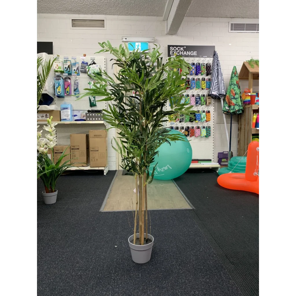 120cm Faux Artificial Home Decor Potted Bamboo Plant - Home