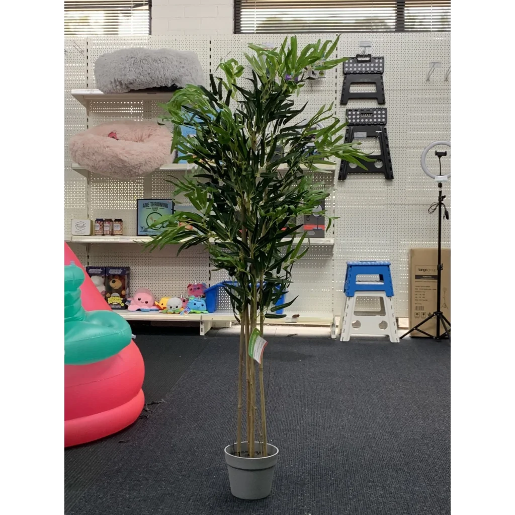 120cm Faux Artificial Home Decor Potted Bamboo Plant - Home