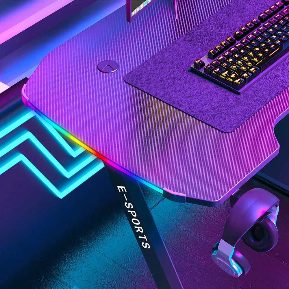 120cm New Arrive Computer Table Z Shaped Gaming Desk