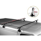 120cm Universal Rain Gutter Car Roof Rack Cross Bars Black