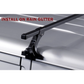 120cm Universal Rain Gutter Car Roof Rack Cross Bars Black