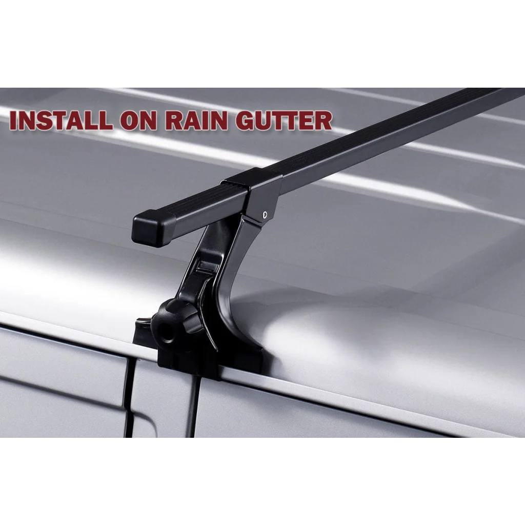 120cm Universal Rain Gutter Car Roof Rack Cross Bars Black