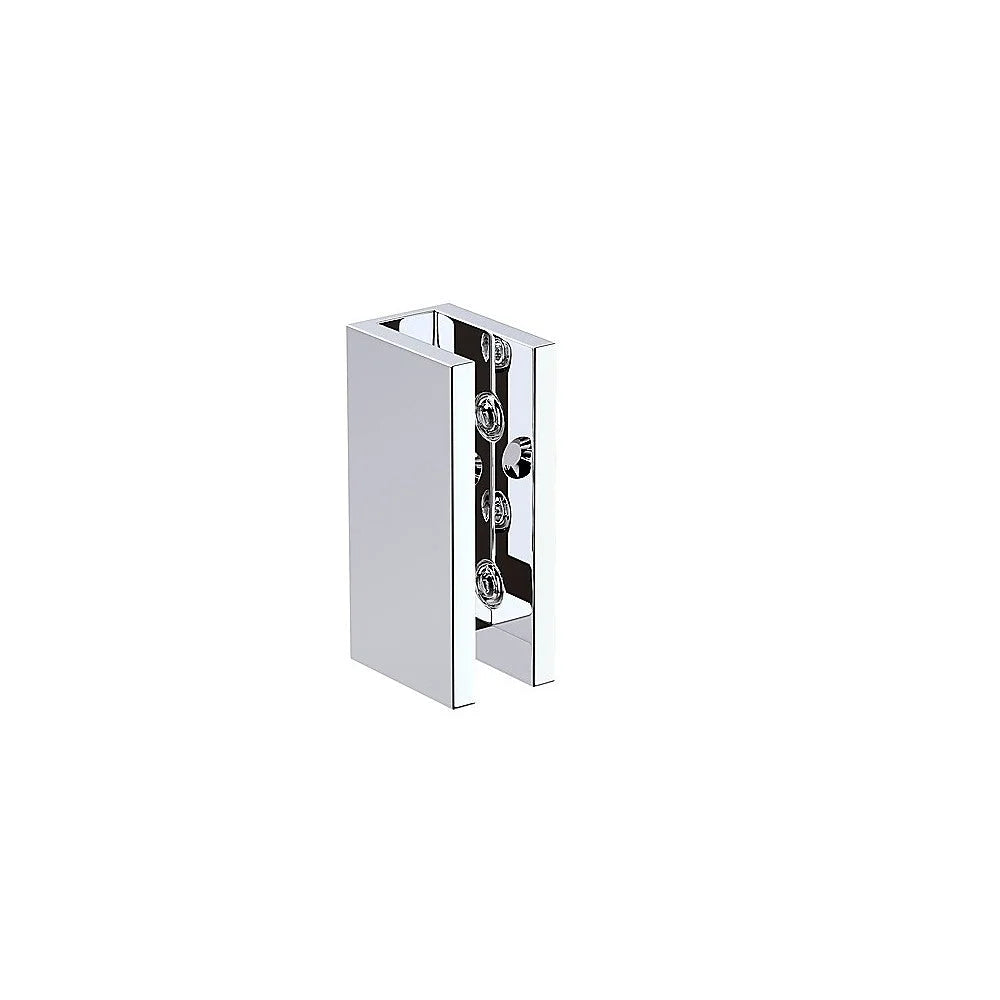 120x200cm Glass Shower Screen with Chrome Wall & Floor U