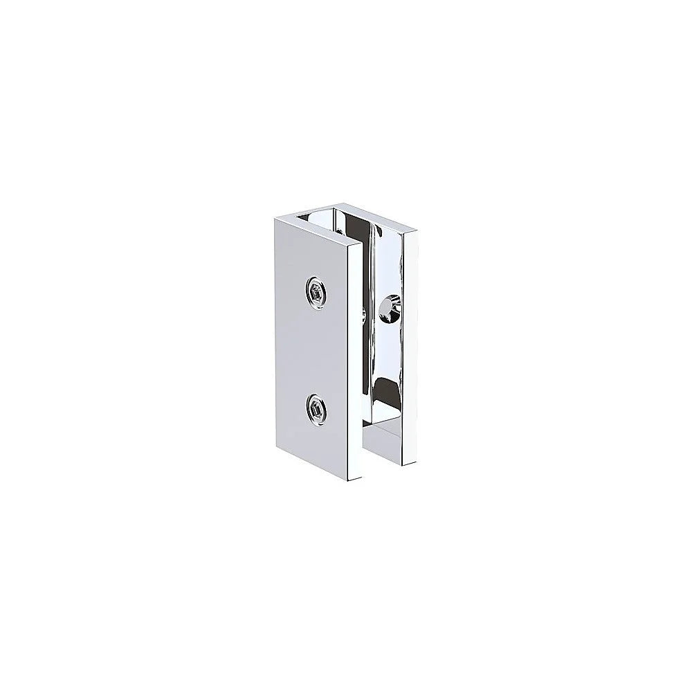 120x200cm Glass Shower Screen with Chrome Wall & Floor U