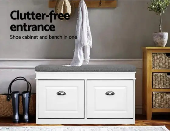 Upgrade Your Entryway with a Stylish Shoe Cabinet Bench Seat