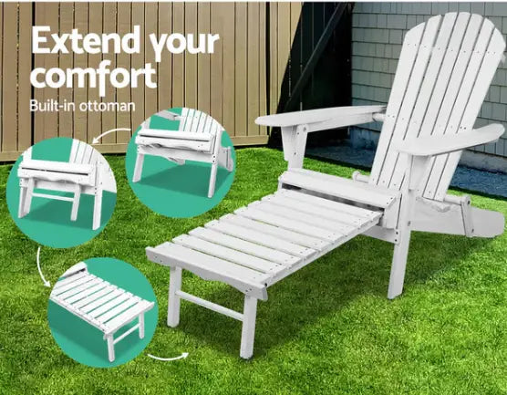 Why the Adirondack Beach Chair with Ottoman Is the Perfect