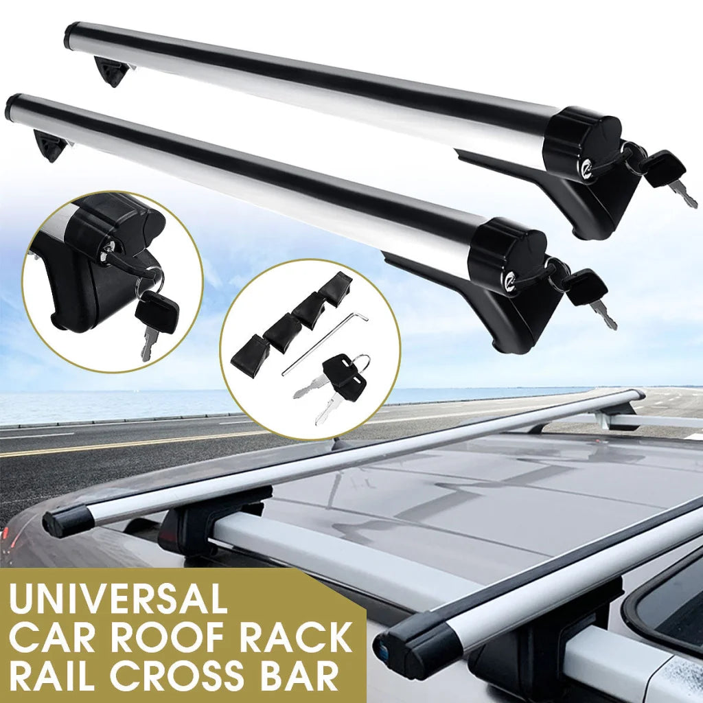 125CM Universal Adjustable Aluminum Alloy Car Roof Rack