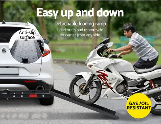 Why the Motorcycle Carrier Rack 2’’ Towbar Arm