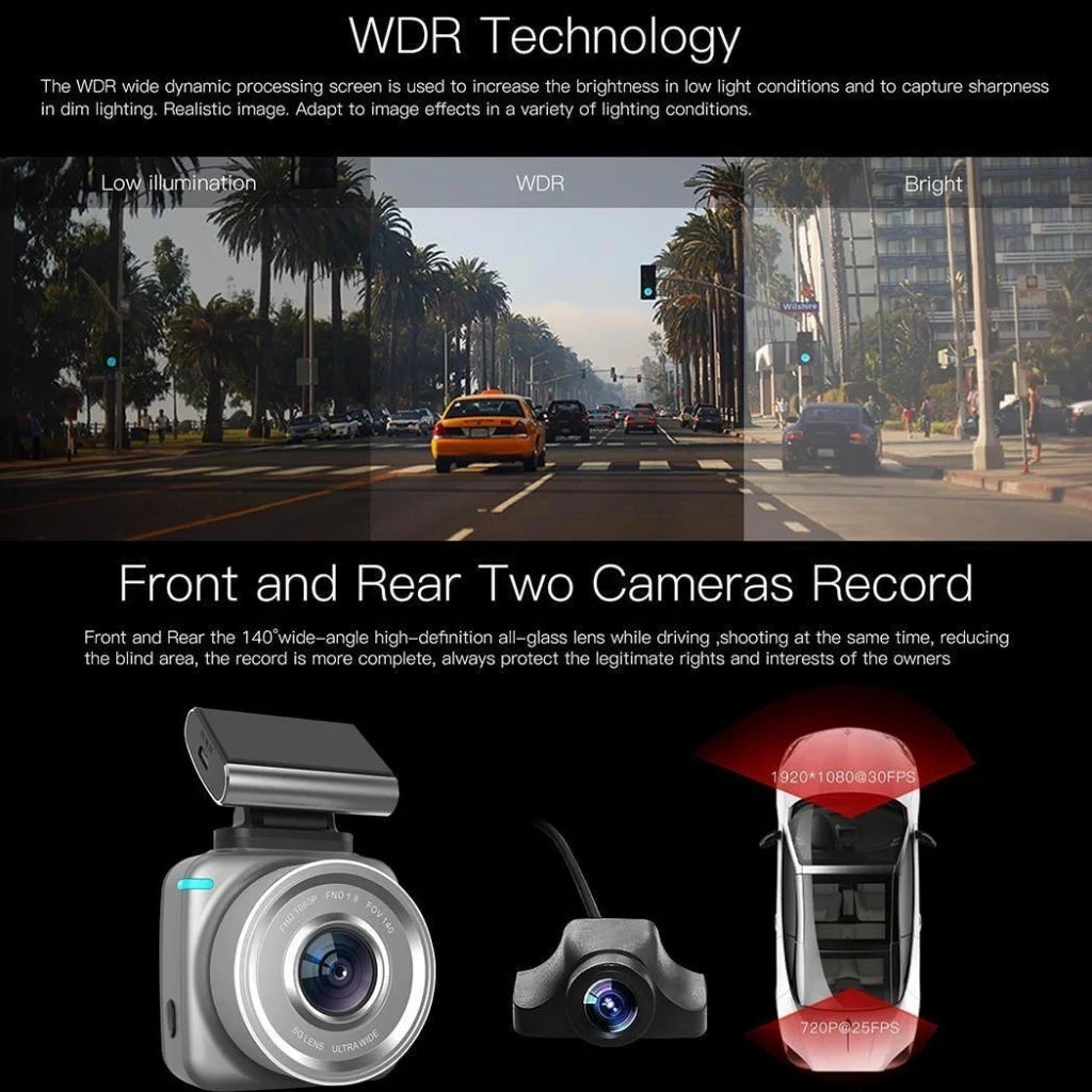 1296p Fhd Radar Detector with Wifi Adas Ldws and Magnetic