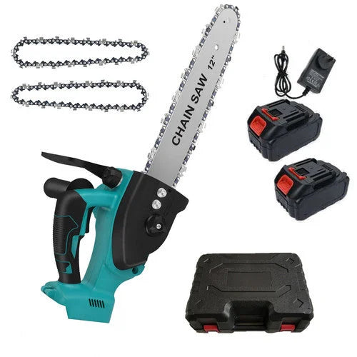 12’’inch Cordless Electric Chainsaw + 2 Battery 2 Chain