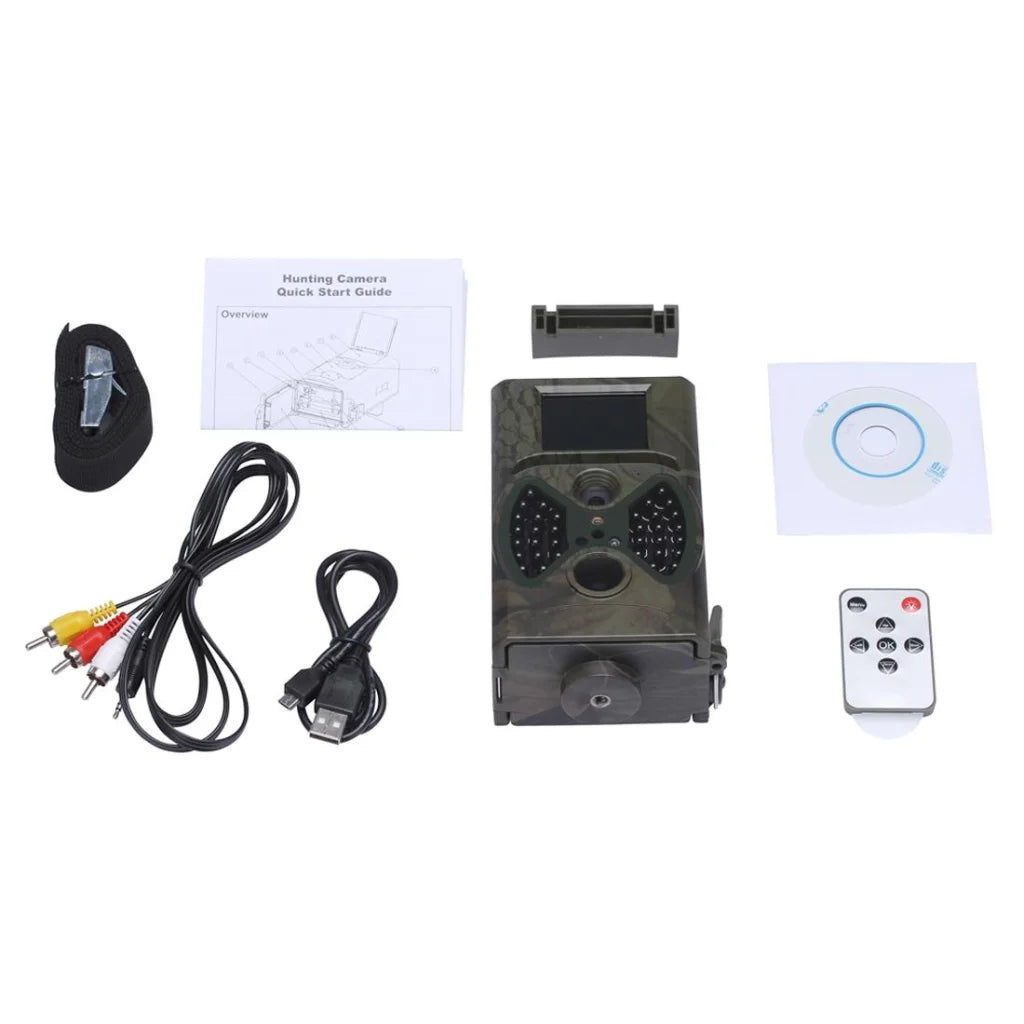 12Mp Waterproof Trail Camera With Night Vision And 2.0 Lcd