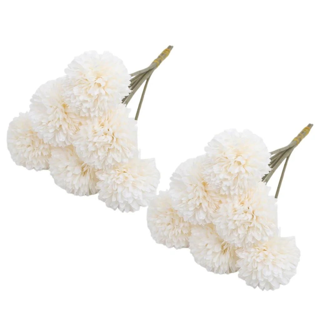 12pcs Artificial Dandelion Fake Flower Simulation