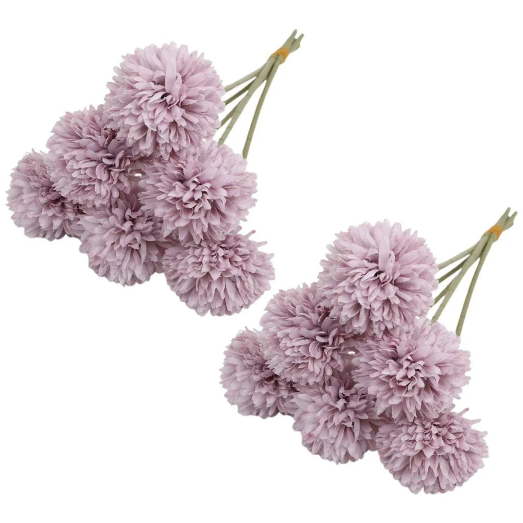 12pcs Artificial Dandelion Fake Flower Simulation