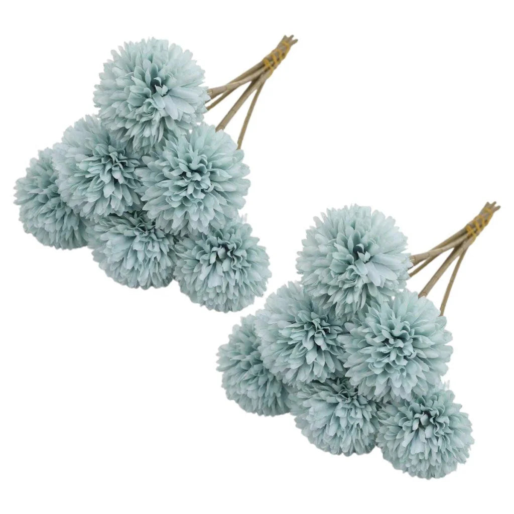 12pcs Artificial Dandelion Fake Flower Simulation