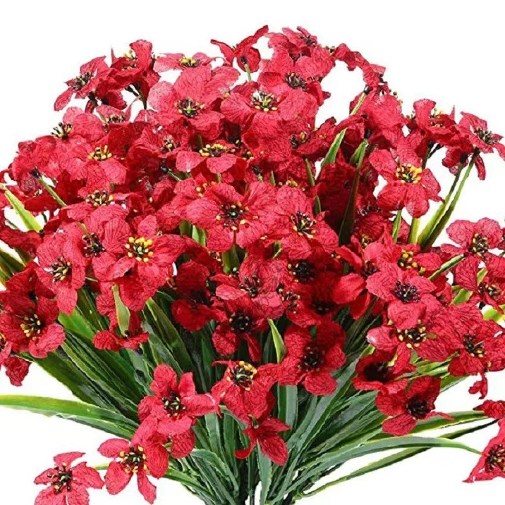 12pcs Artificial Flowers Set for Home Decor Wedding Party