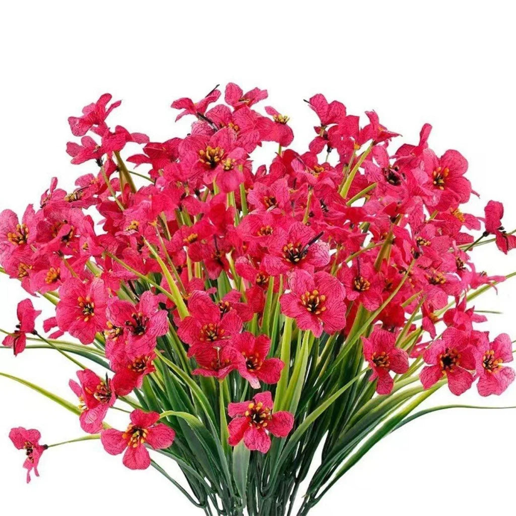 12pcs Artificial Flowers Set for Home Decor Wedding Party