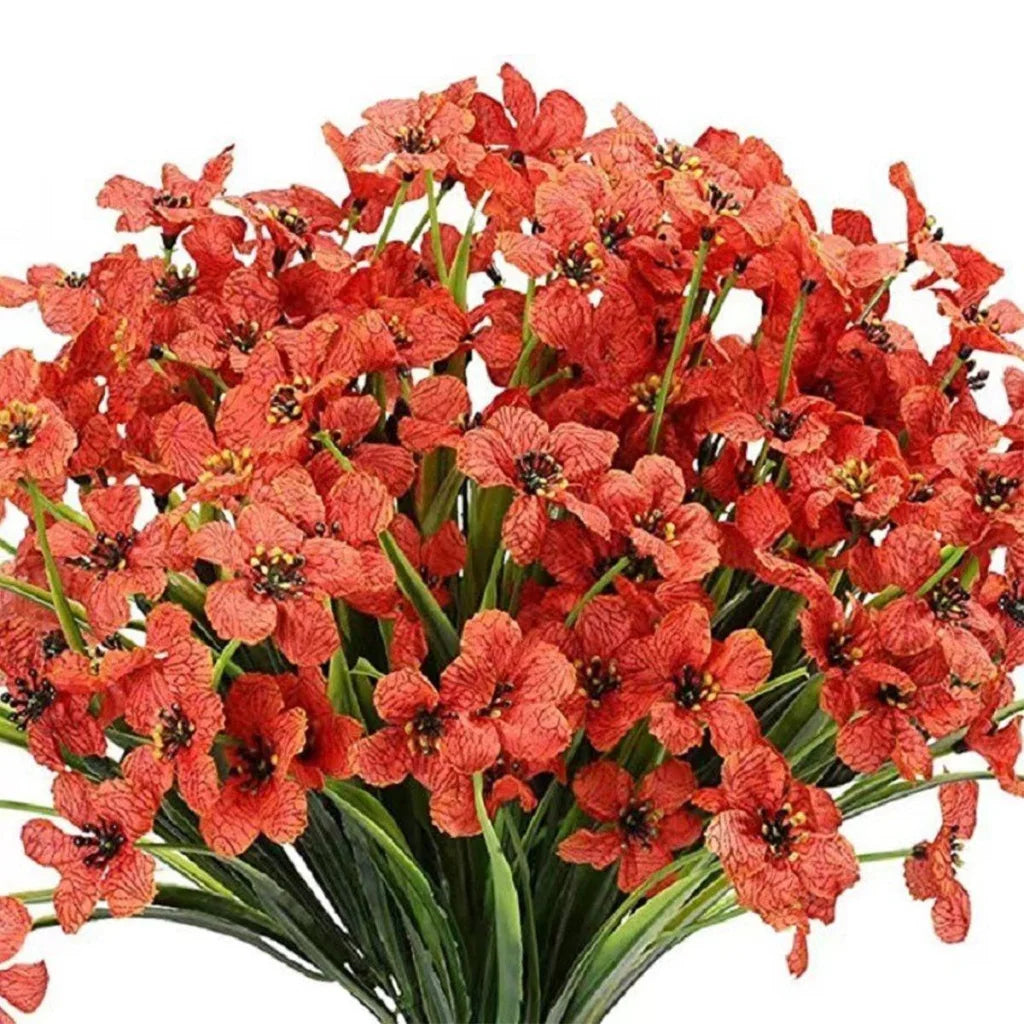 12pcs Artificial Flowers Set for Home Decor Wedding Party