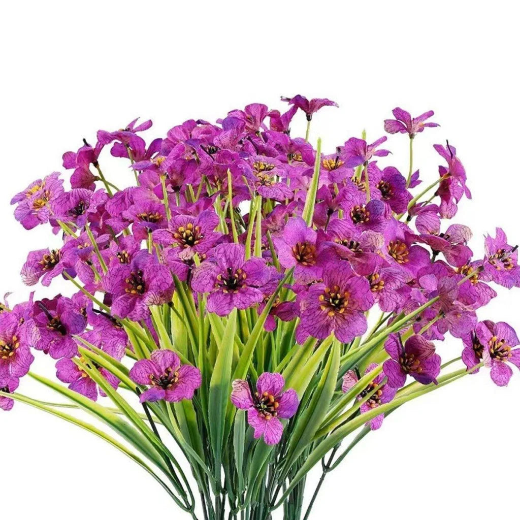 12pcs Artificial Flowers Set for Home Decor Wedding Party