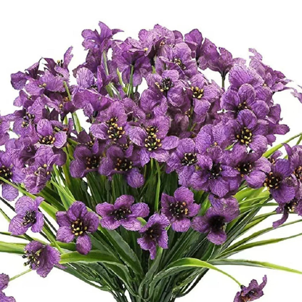 12pcs Artificial Flowers Set for Home Decor Wedding Party