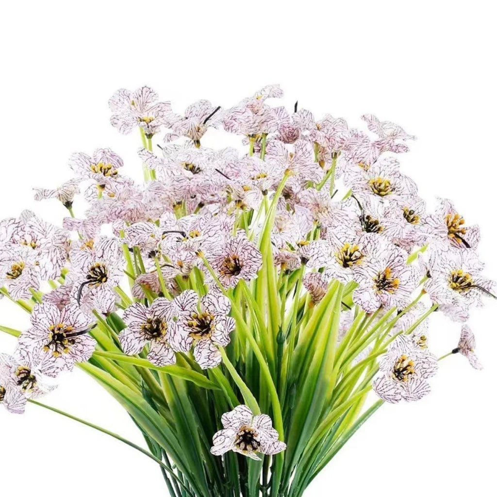 12pcs Artificial Flowers Set for Home Decor Wedding Party