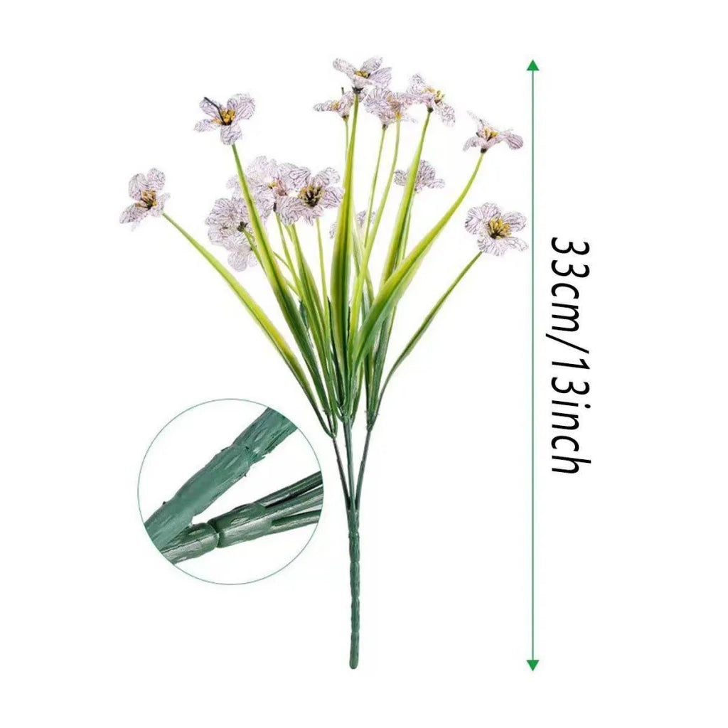 12pcs Artificial Flowers Set for Home Decor Wedding Party