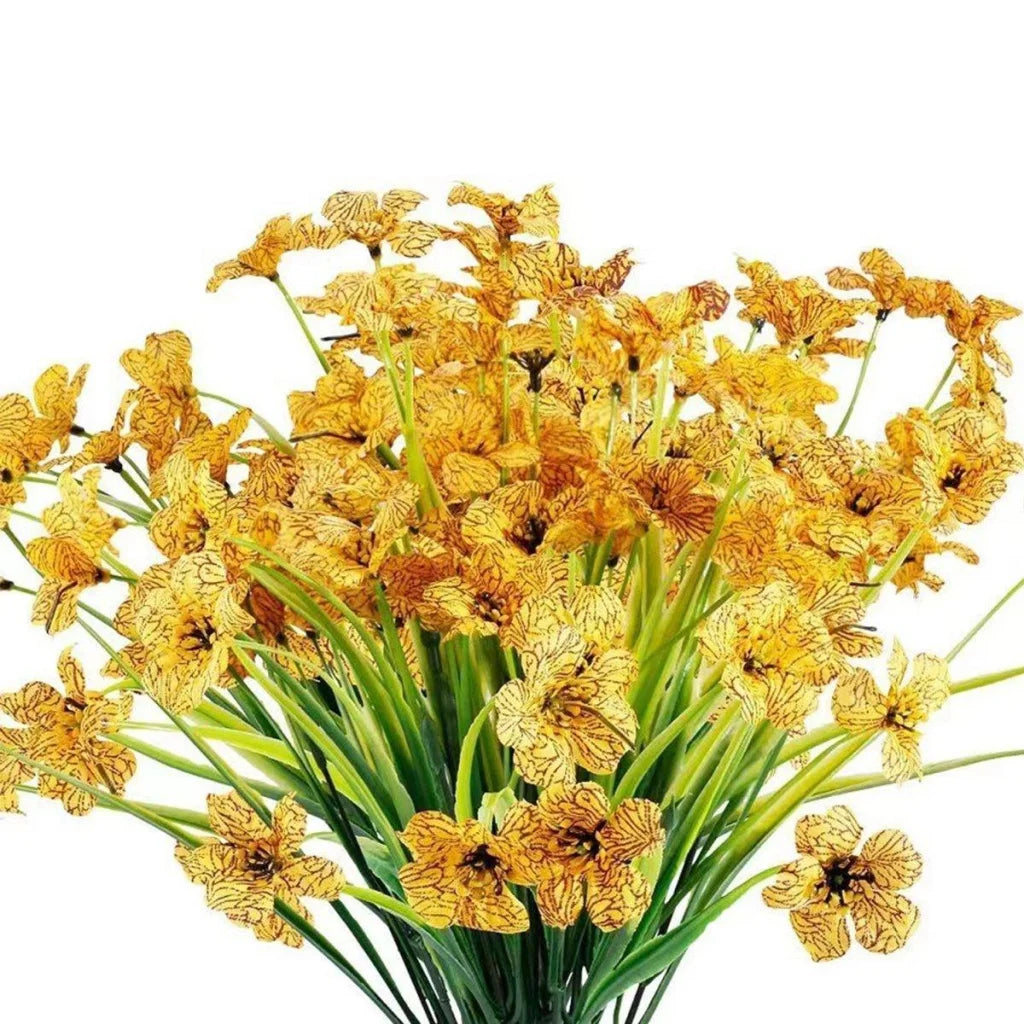 12pcs Artificial Flowers Set for Home Decor Wedding Party