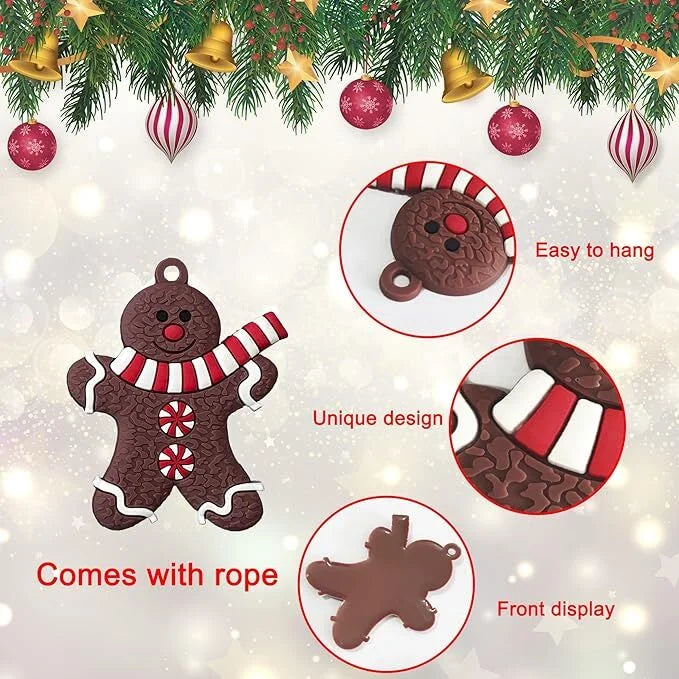 12pcs Christmas Ornaments Cute Snowman Xmas Tree