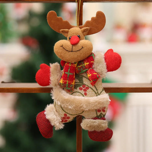 12pcs Dancing pendant elk for Christmas tree - Occasions >
