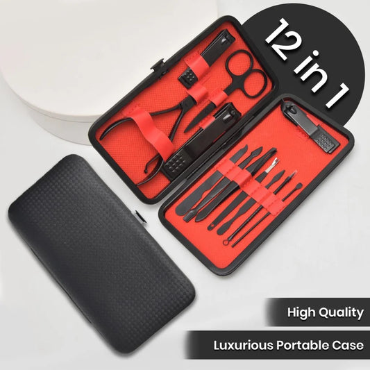 12PCS/Set Tools Manicure Pedicure Kit - Baby & Kids >