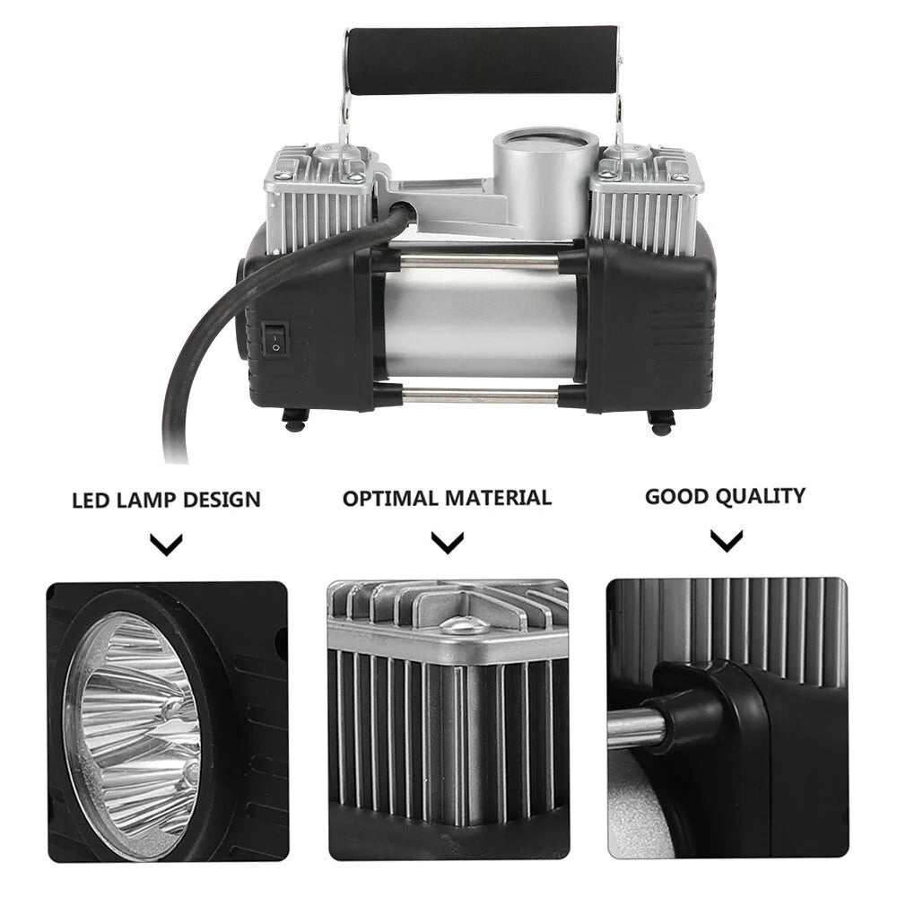 12V 150PSI Car Air Compressor Portable Tyre Inflator