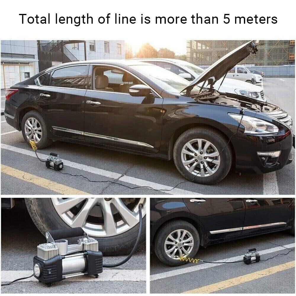 12V 150PSI Car Air Compressor Portable Tyre Inflator