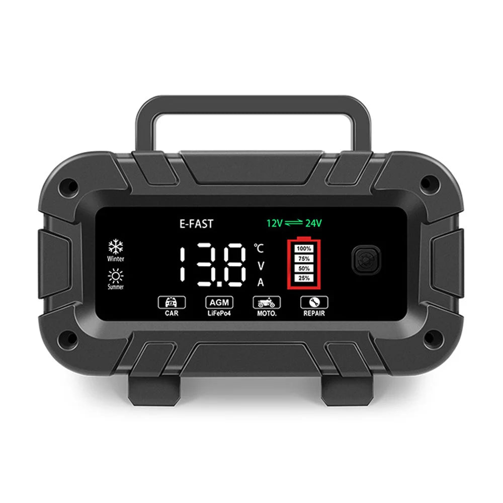 12V 20A/24V 10A Smart Car Battery Charger for Lead Acid