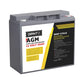 12V 25Ah AGM Deep Cycle Battery Marine Sealed Power Solar