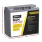 12V 25Ah AGM Deep Cycle Battery Marine Sealed Power Solar