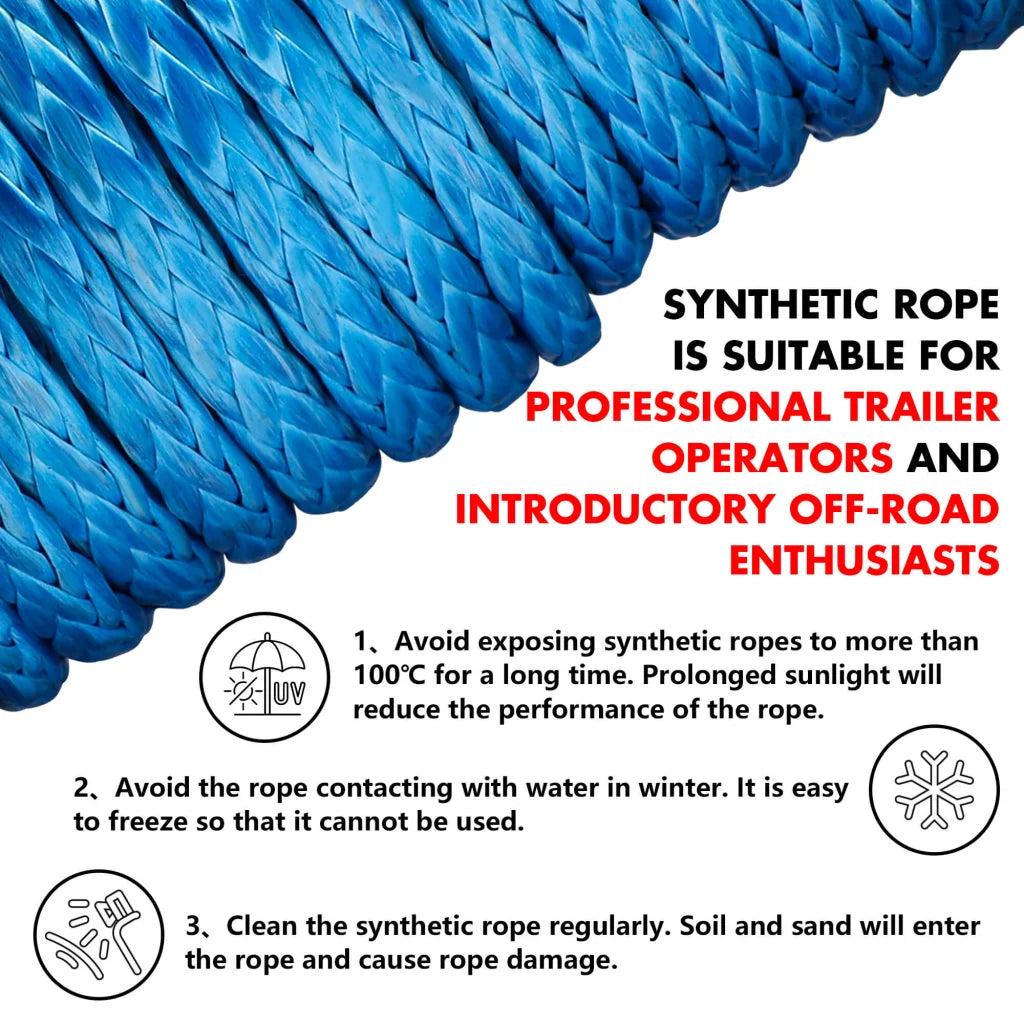 12V Winch 12000LBS Synthetic Rope 4WD Jeep with Winch Cover