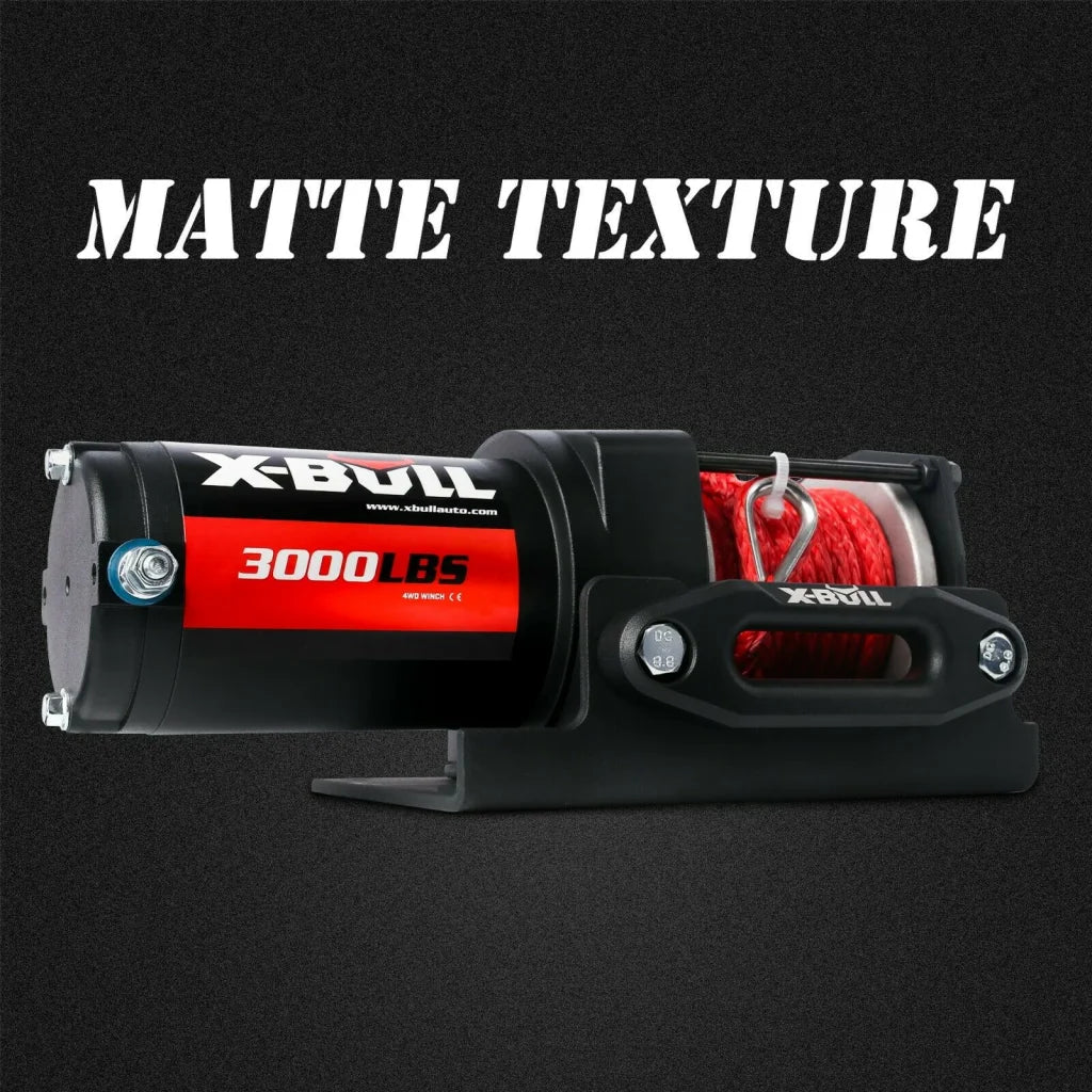 12V Wireless Winch 3000lbs/1360kg Synthetic Rope Boat ATV