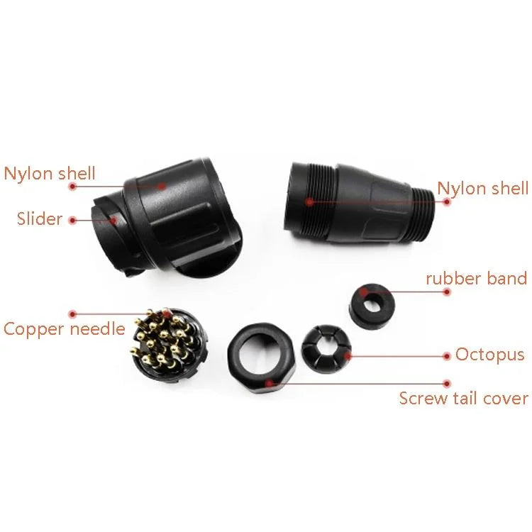 13-Core Nail Trailer Plug Socket For Vp1130E-1915198034141122562