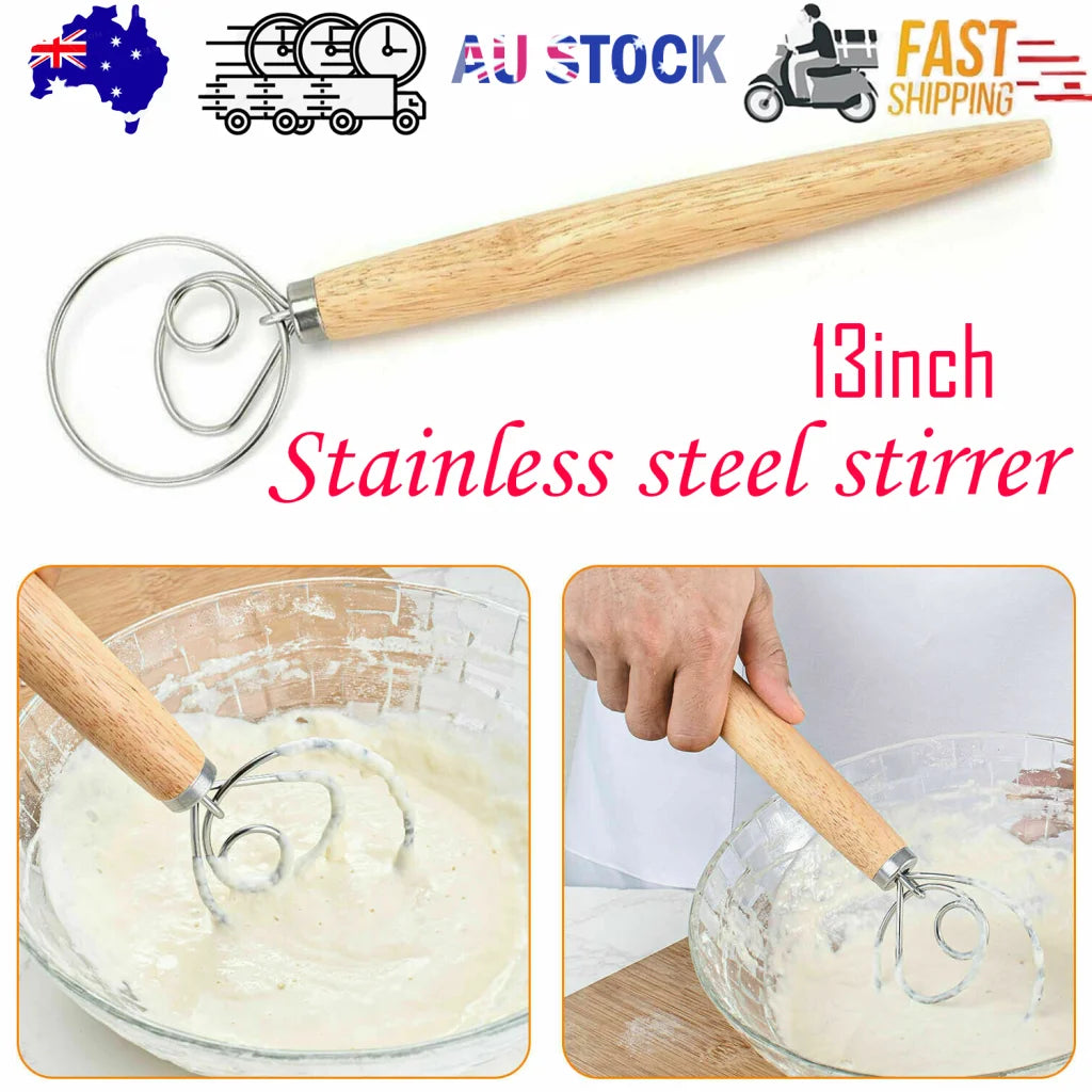 13 INCHES BAKING DOUGH STAINLESS STEEL LARGE WIRE