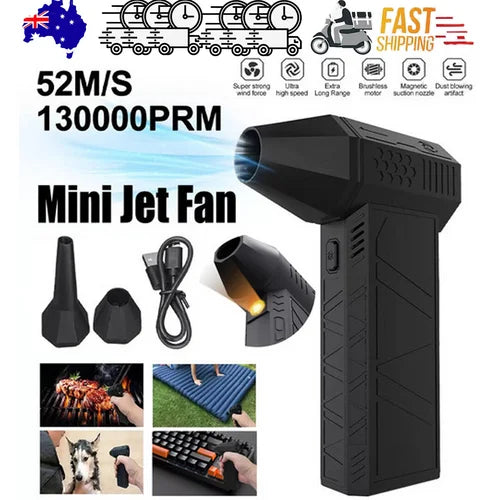 RPM Powered Mini Jet Fan Dry Blower Turbo