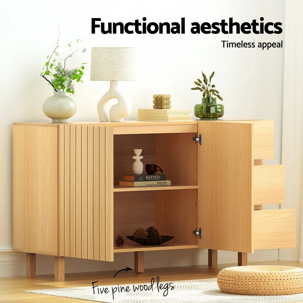 130cm Artiss Buffet Sideboard Cupboard Cabinet Pantry