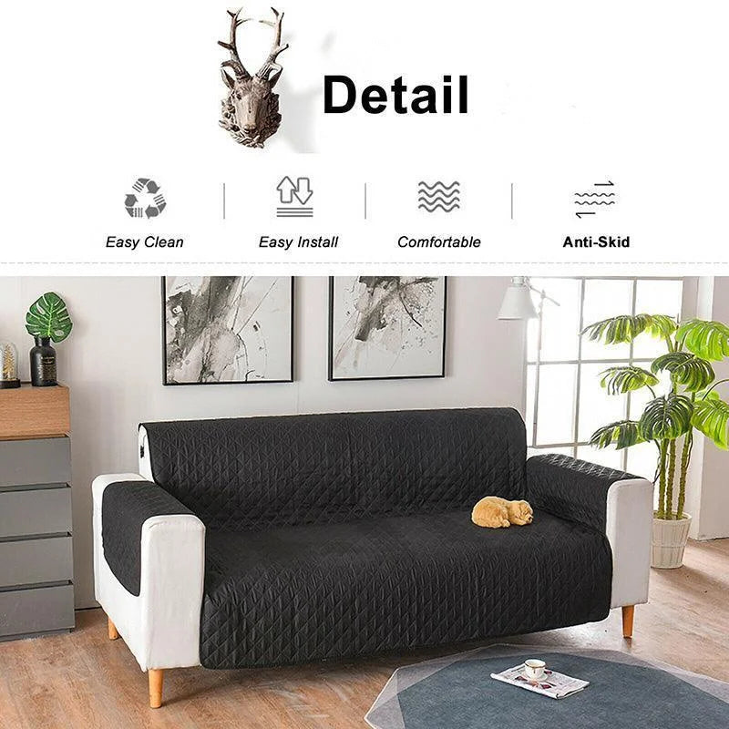130X195cm Seater Pet Sofa Protector Cover Quilted Couch