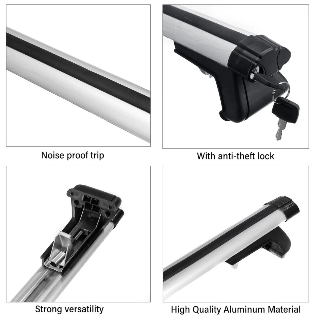 135CM Universal Adjustable Aluminum Alloy Car Roof Rack