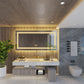 1400x700mm LED Bathroom Mirror Anti-fog Illuminated - Home