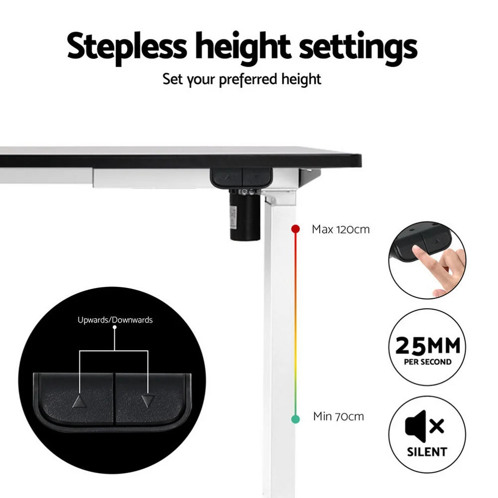 140cm Artiss Electric Standing Desk with Mini Pedal