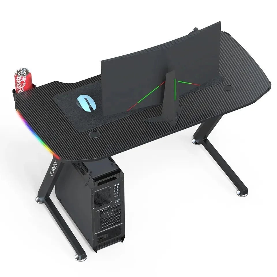 140cm New Arrive Computer Table Z Shaped Gaming Desk